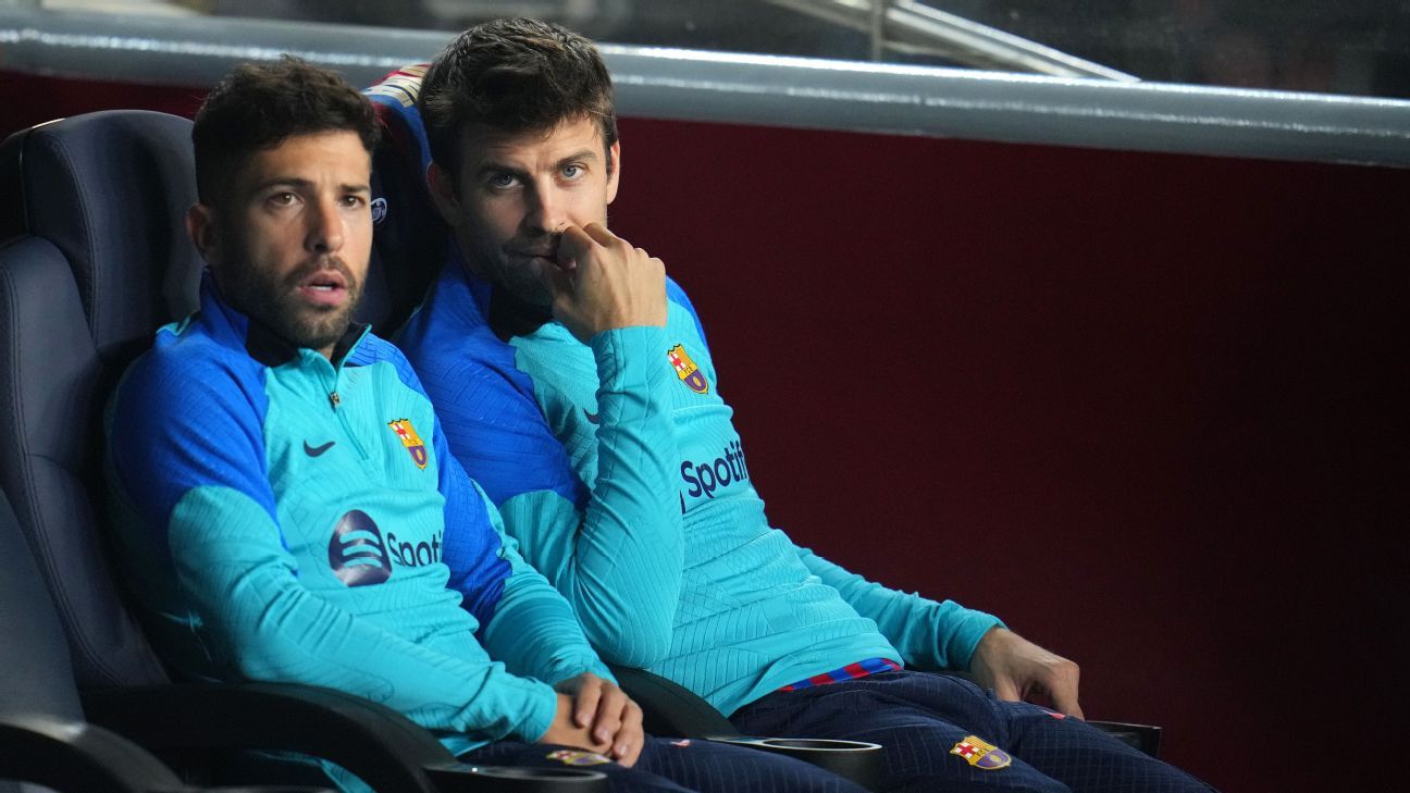 Transfer Talk: Barcelona's 'Operation Exit' starts with Alba, Pique out