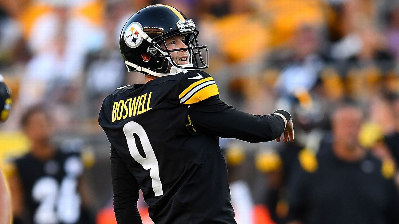 Steelers downgrade kicker Chris Boswell to out for Sunday's game,  reportedly sign replacement - CBS Pittsburgh