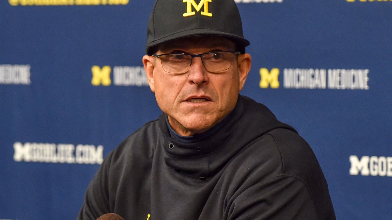 Harbaugh: 2 Wolverines 'assaulted' by Spartans