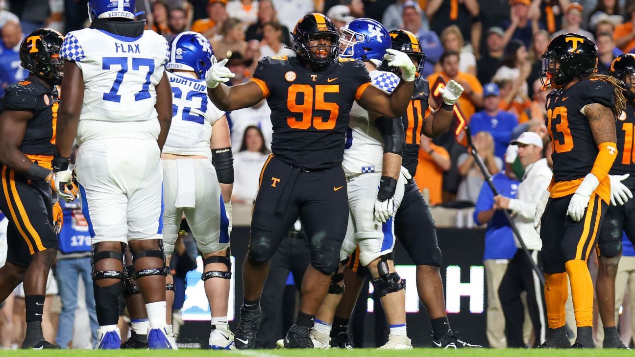 Tennessee defense shines in rout of Kentucky as Georgia looms - ESPN