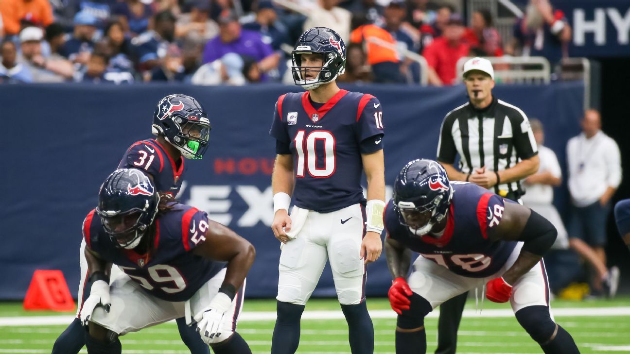 2023 projected NFL draft order: Texans, Lions top first round