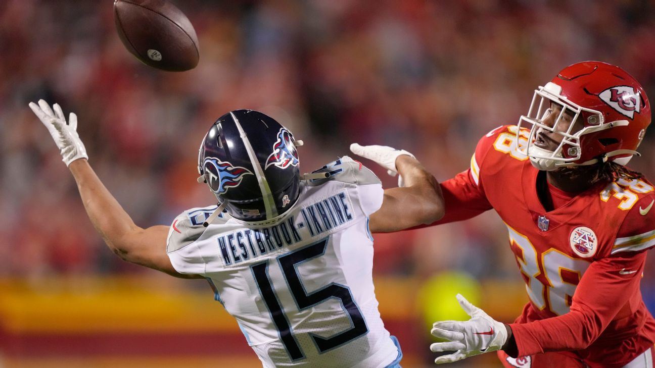 Titans receivers make embarrassing history in loss to Chiefs