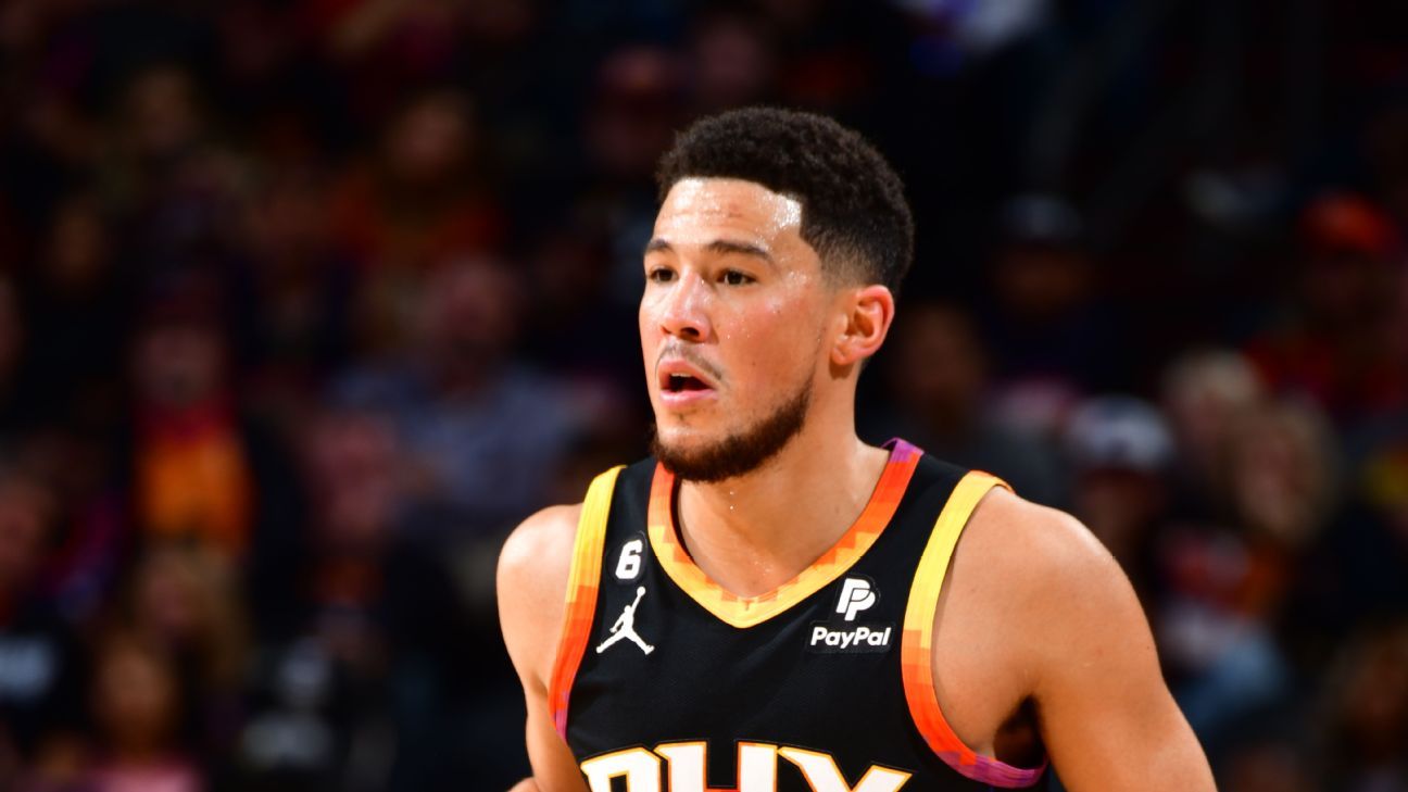 NBA on ESPN on X: Devin Booker became the first player in Suns history  with four straight 35+ point games 🎯  / X