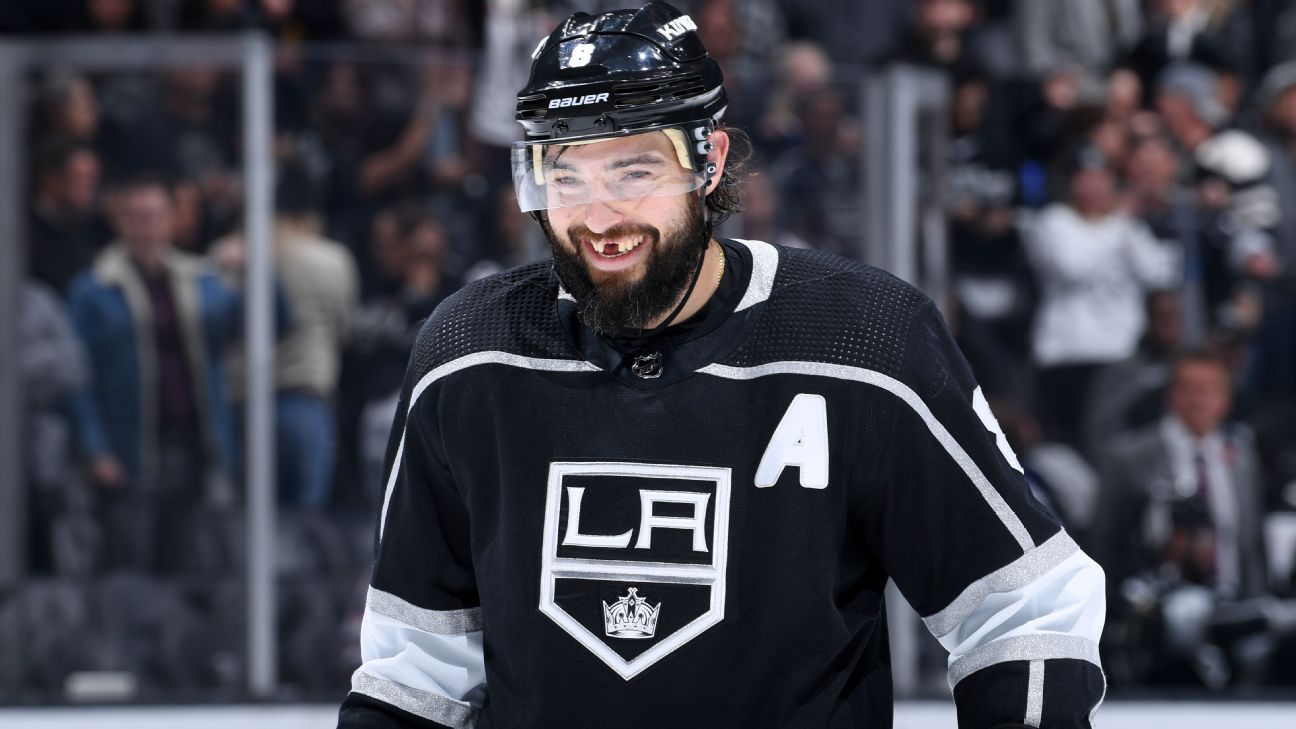 Kings Honor Captain Anze Kopitar Before Facing Bruins