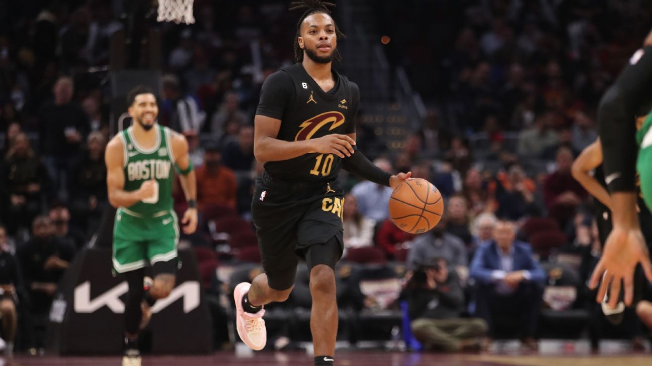 Cavs guard Garland practices for first time since eye injury - The