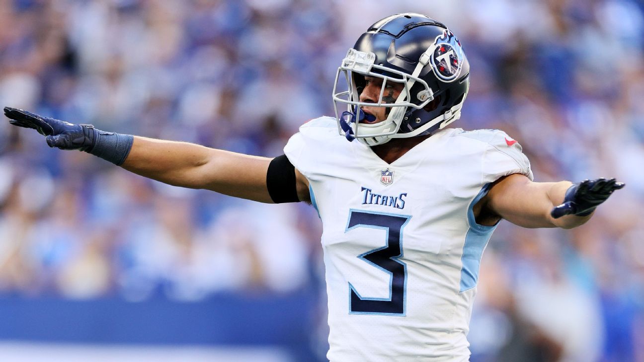 Tennessee Titans cornerback Caleb Farley injury update vs. Buffalo Bills