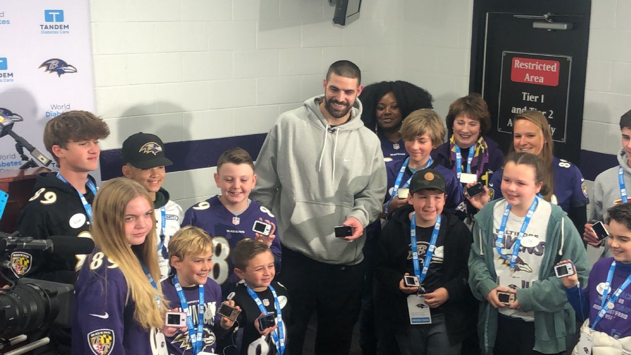 He changed my son's life': How the Ravens' Mark Andrews inspires others  with diabetes - ESPN - Baltimore Ravens Blog- ESPN