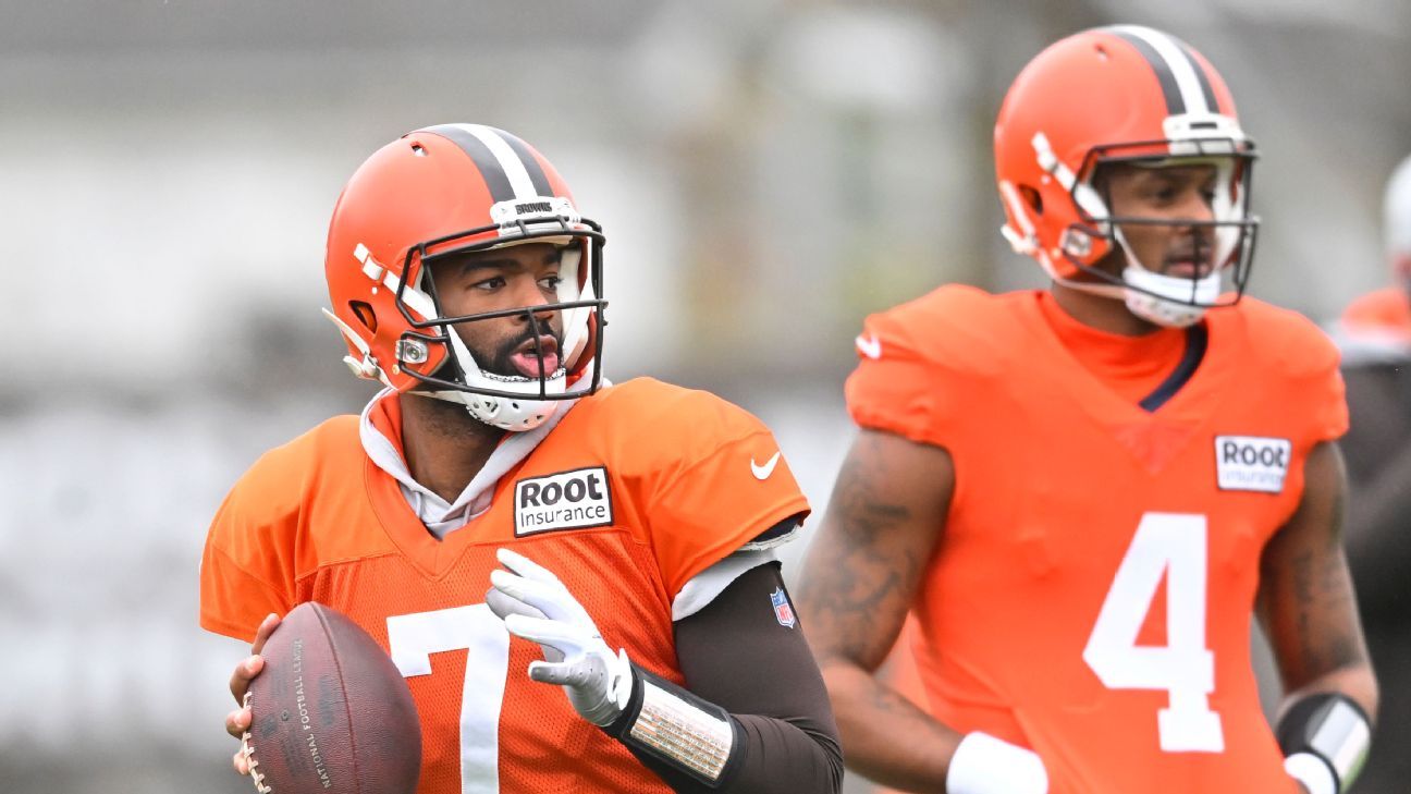 Cleveland Browns have Jacoby Brissett, Deshaun Watson at quarterback