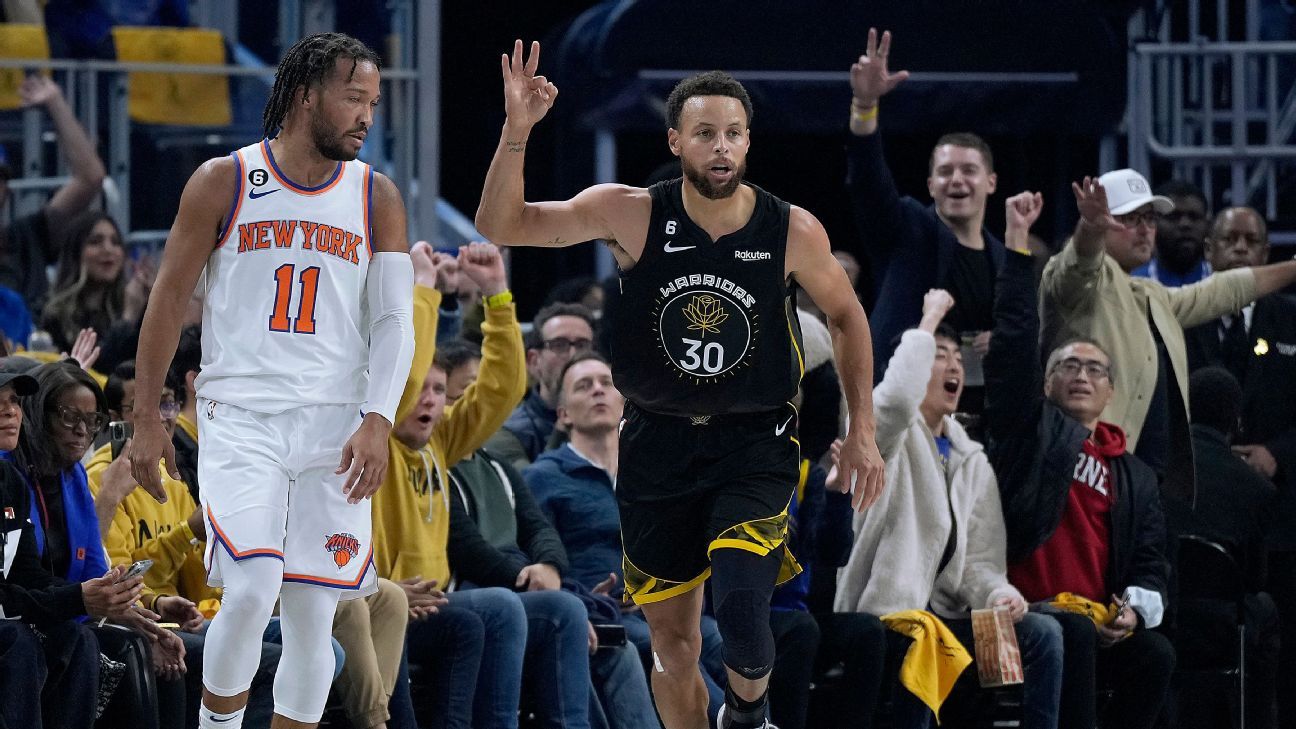 Com show dos 'Splash Brothers', Golden State Warriors vence New York