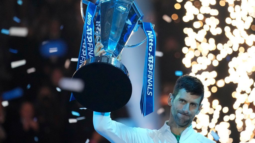 Novak Djokovic ties Roger Federer with sixth ATP Finals title