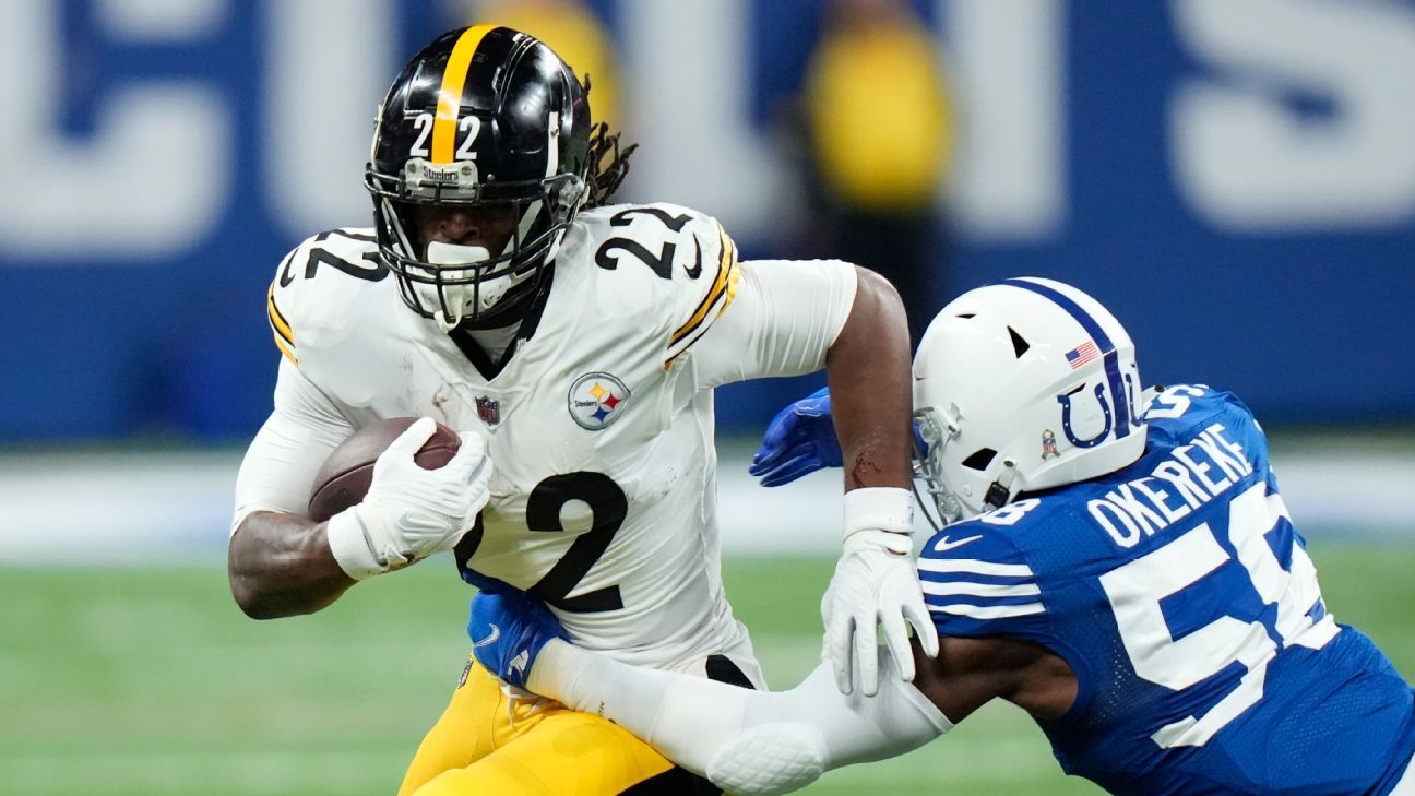 Pittsburgh Steelers Pierden A Najee Harris Por Lesión Abdominal Espn 