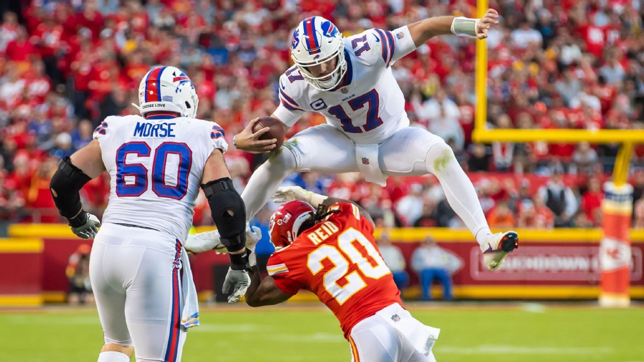 Buffalo Bills' Josh Allen has mastered the art of QB leaps - ESPN