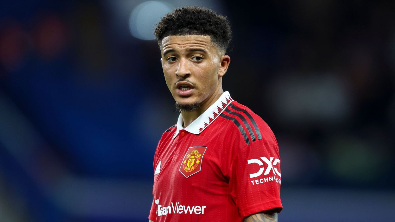 Man United boss Ten Hag: No return date for struggling Sancho - ESPN