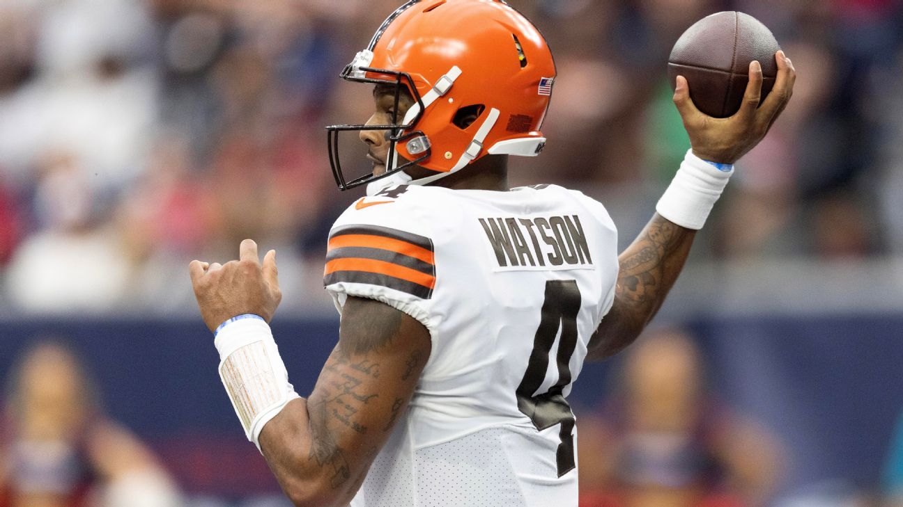 Deshaun Watson struggles is booed in return with Browns – ESPN