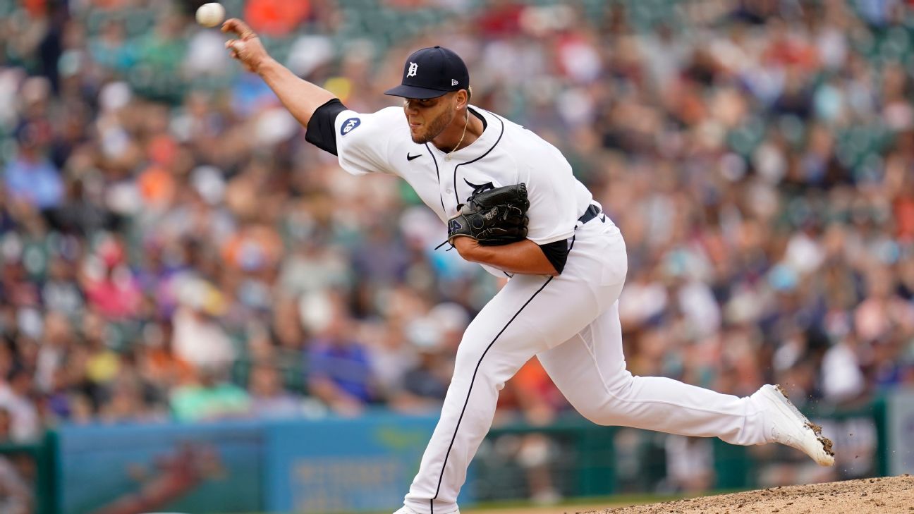 Detroit Tigers reliever Joe Jimenez at 2018 MLB All-Star Game