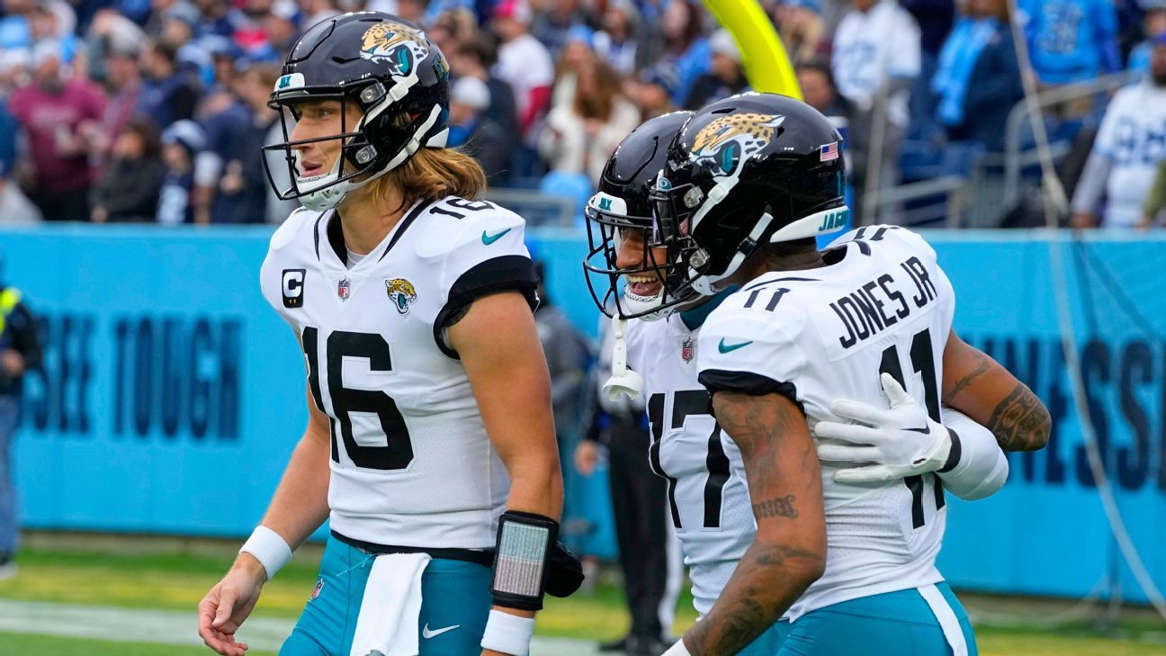 Trevor Lawrence-Zay Jones connection delivers three Jaguars' TDs