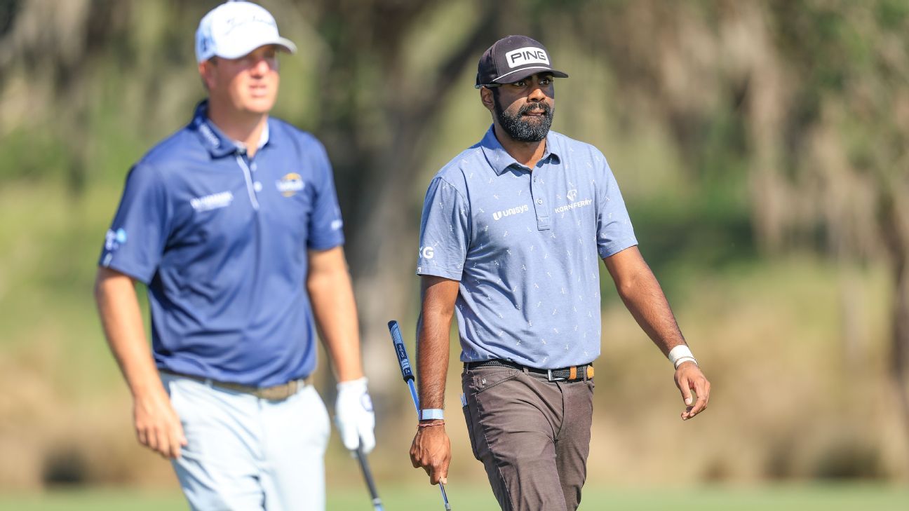 Sahith Theegala, Tom Hoge team up to win QBE Shootout