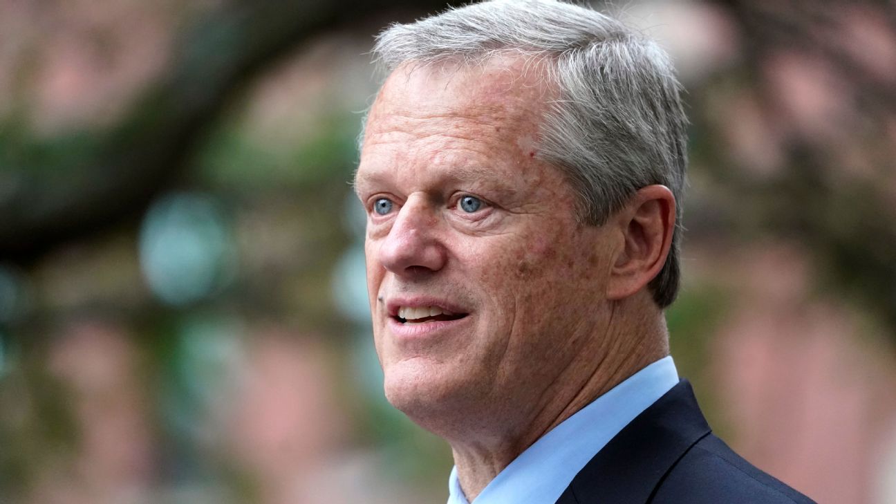 NCAA names Mass. Gov. Baker as next president