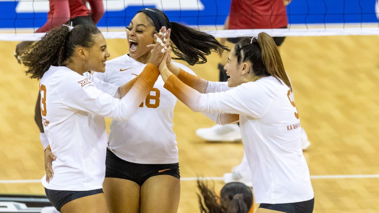 College volleyball rankings: Texas holds on to top spot in Power