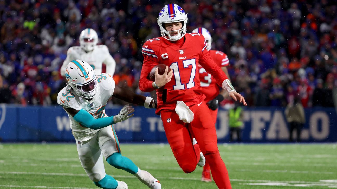 Josh Allen da el boleto a playoffs a los Bills por cuarta temporada ...