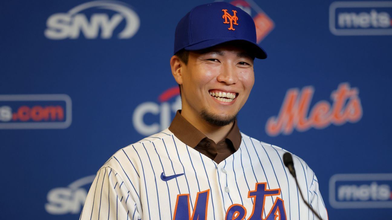 Photo: New York Mets Press Conference for Pitcher Kodai Senga from