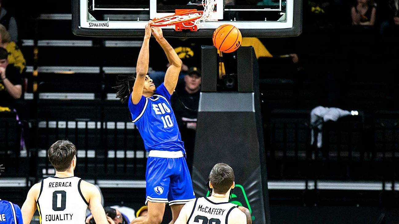 Eastern Illinois shocks Iowa on road as 31.5-point underdog