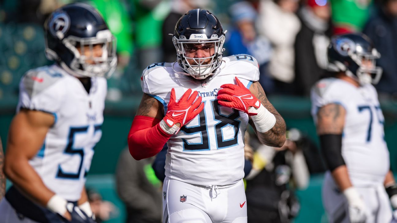 WATCH: Titans' Jeffery Simmons gets involved in fight with Bengals  O-linemen during Week 4 game