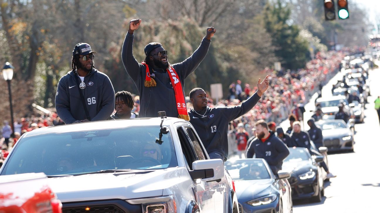 'Unimaginable': Georgia celebrates another title