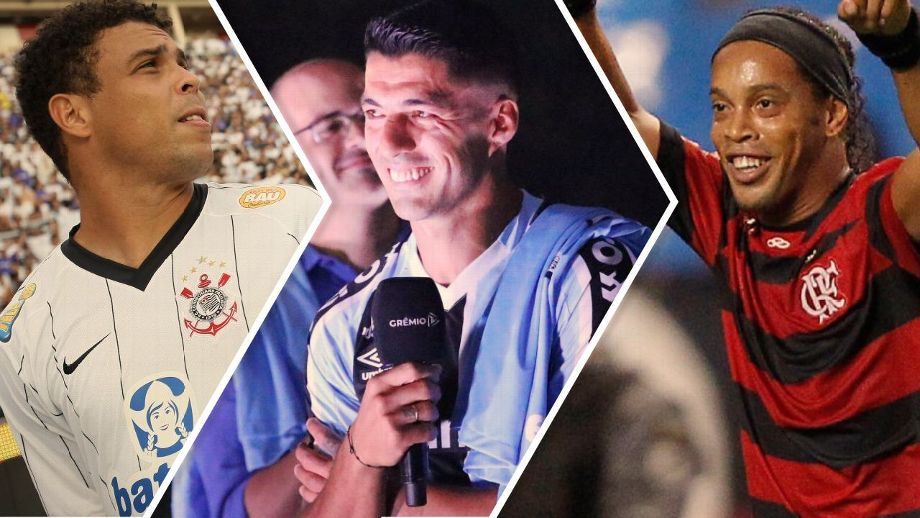 A vez de Suárez: de golaços a dividida que virou piada, como superastros estrearam no futebol brasileiro