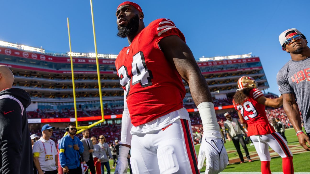 NFL trade deadline: 49ers add Texans DE Charles Omenihu