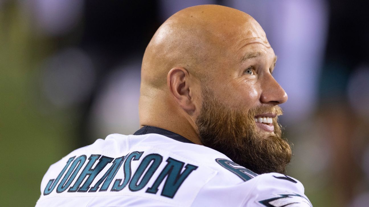 How Eagles OT Lane Johnson found his happiness after nearly