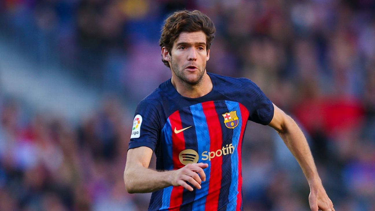 Barcelona defender Marcos Alonso La Liga