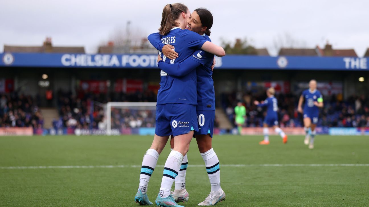 Chelsea FC Women 2 – 1 Tottenham Hotspur Women: Sam Kerr strike