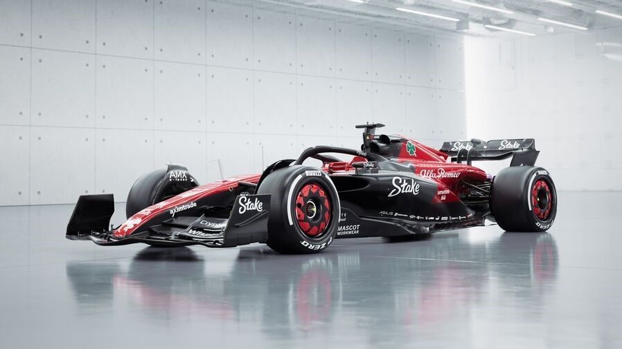 Alfa Romeo reveals new black and red C43 F1 car ESPN