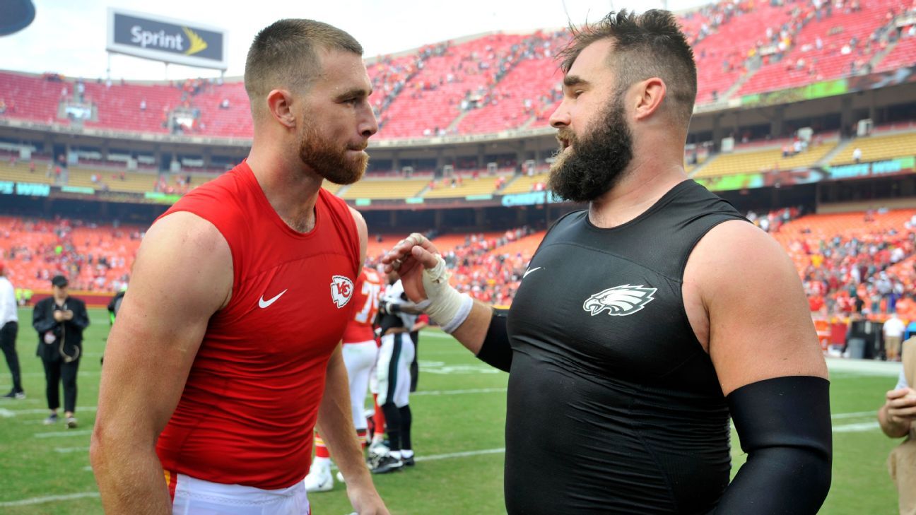 Travis Kelce beats brother Jason in Super Bowl LVII: 'I love him', Jason  jokes: 'It's gonna be an awkward podcast', NFL News