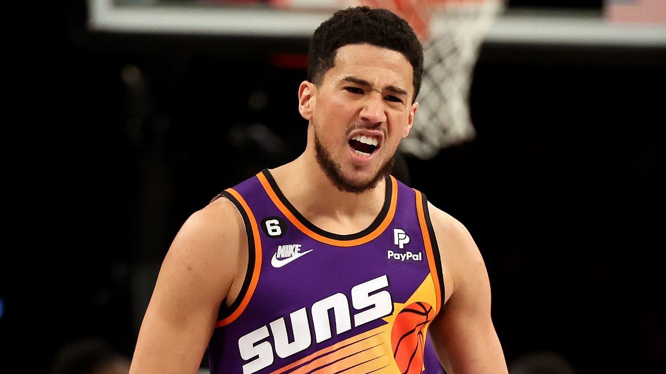 NBA Communications on X: Phoenix Suns guard Devin Booker and