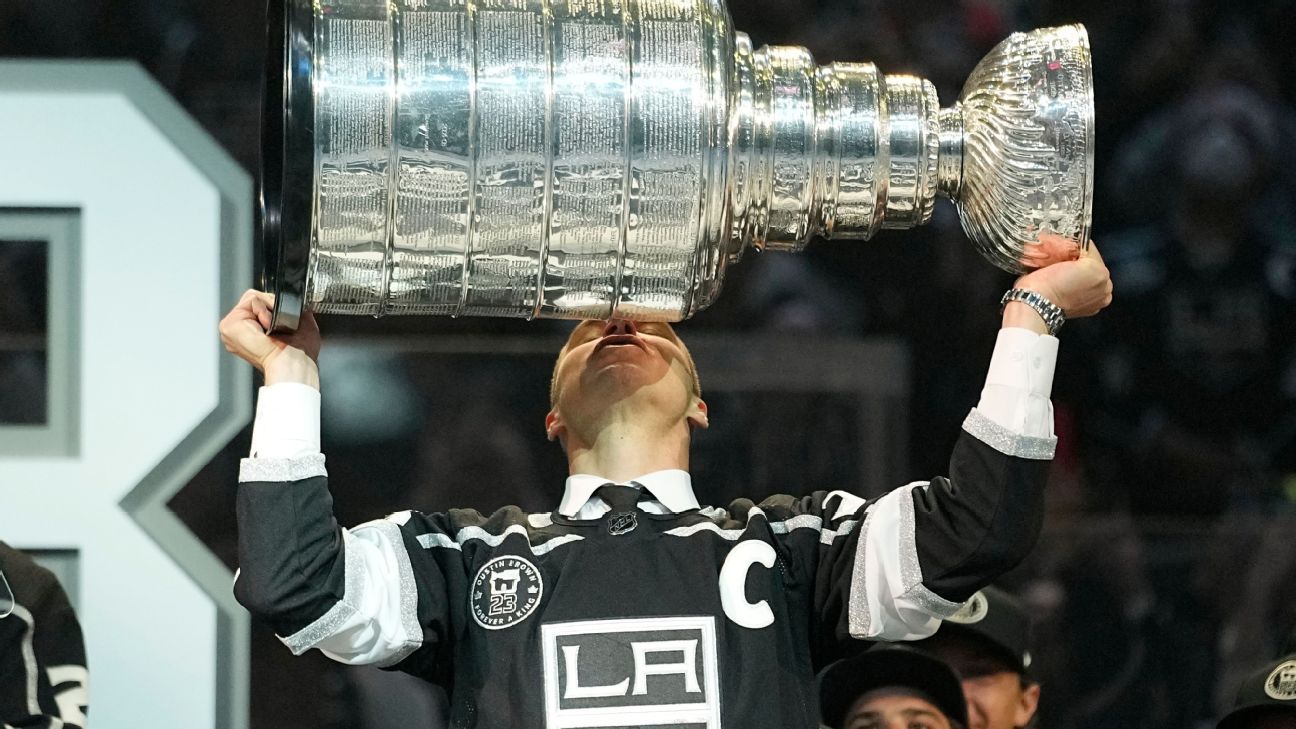 Dustin Brown, captain of Kings' Stanley Cup wins, set to retire - Los  Angeles Times