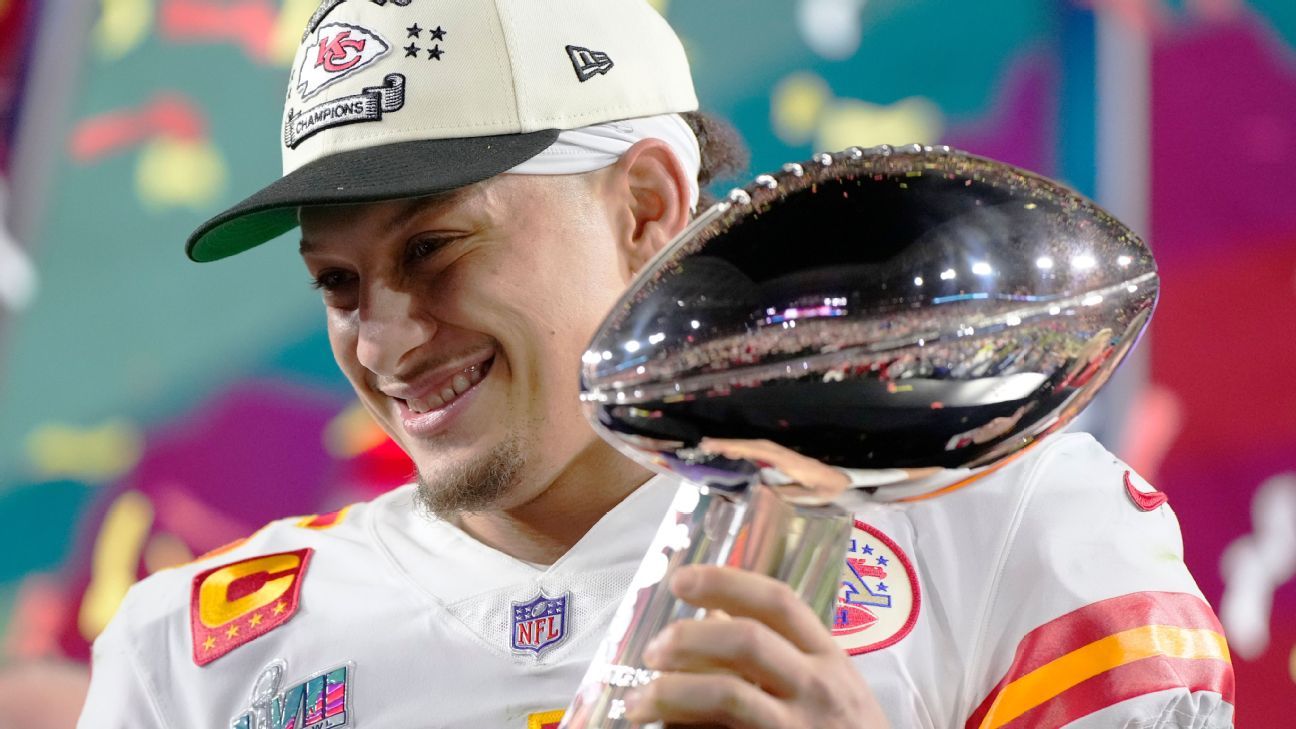 Chiefs quarterback Patrick Mahomes named Super Bowl LVII MVP