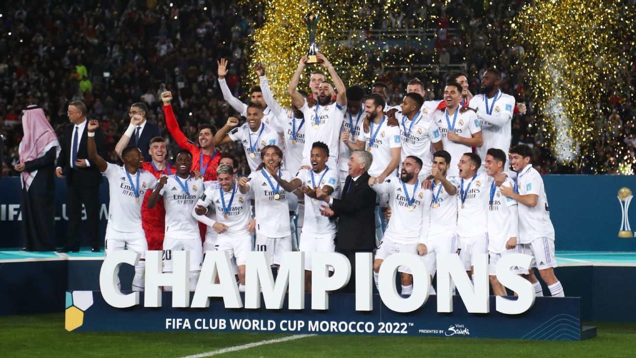 FIFA Club World Cup Winners 1960 - 2023. 