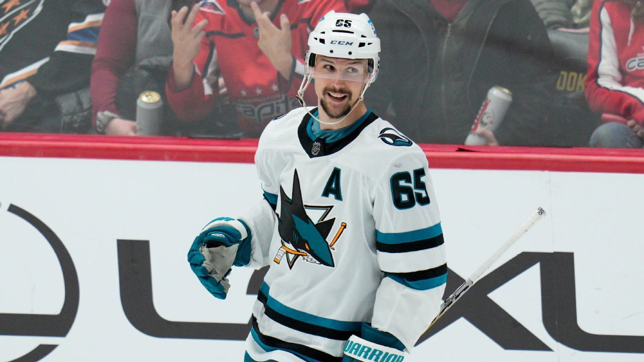 Erik Karlsson, San Jose Sharks lose to New Jersey Devils