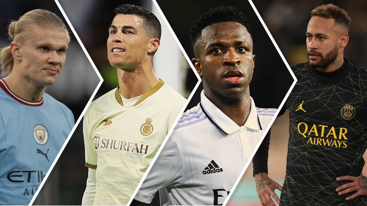Fora da seleção da Fifa, Vinicius Jr. supera Neymar, Haaland e Cristiano Ronaldo em desempenho no período; compare - ESPN