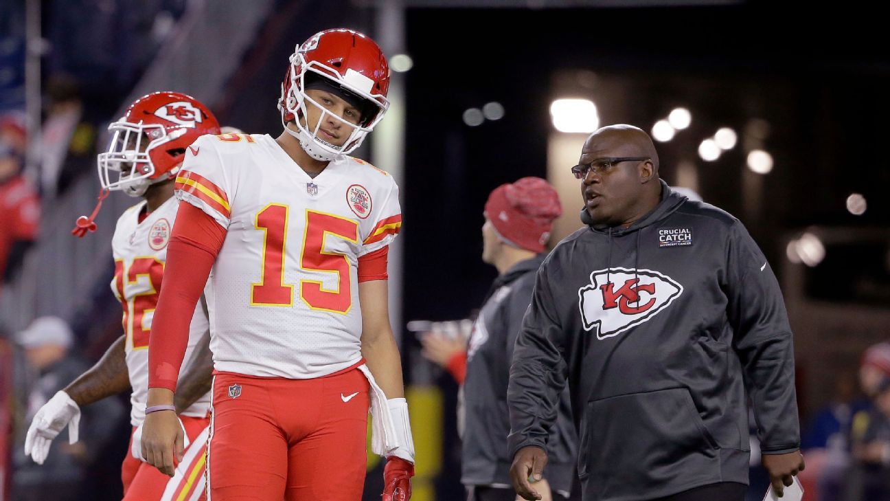 ESPN: Chiefs OC Eric Bieniemy Mentioned 'A Lot' for Teams Eyeing New HC in  2023 : r/KansasCityChiefs