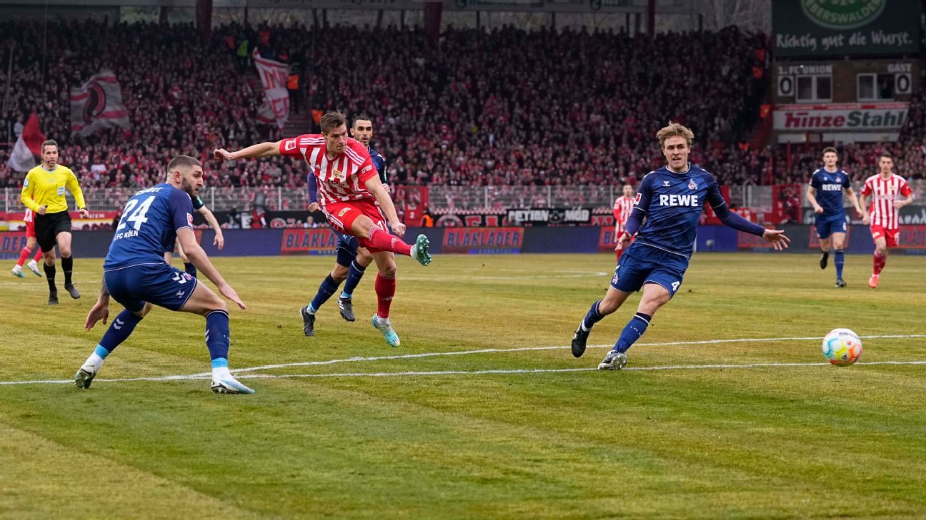 1. FC Union Berlin vs. FC Cologne Football Match Report March 4, 2023 ESPN 1. FC Union Berlin vs. FC Cologne Football Match Report March 4, 2023 ESPN