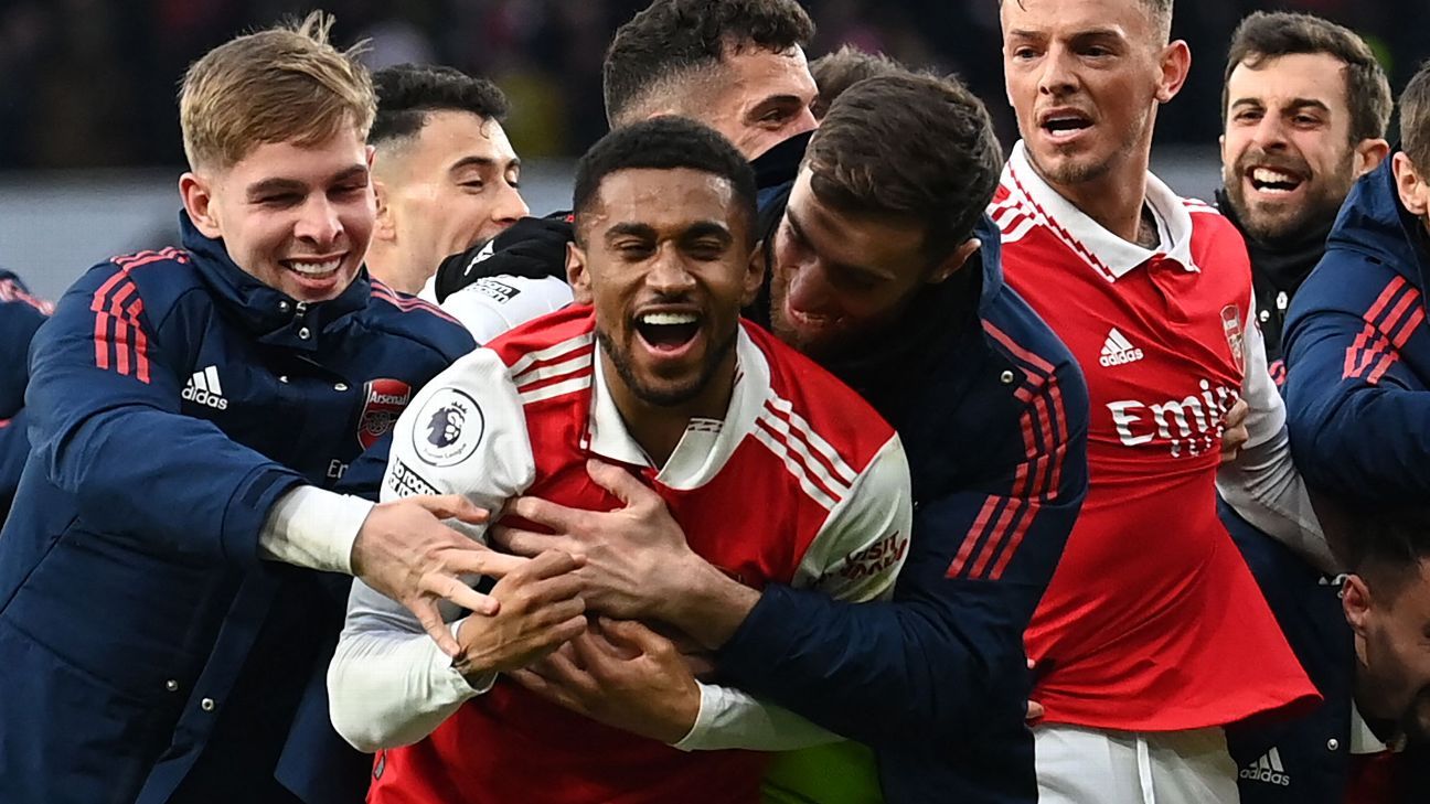 Nelson sends Arsenal into euphoria with last-gasp winner
