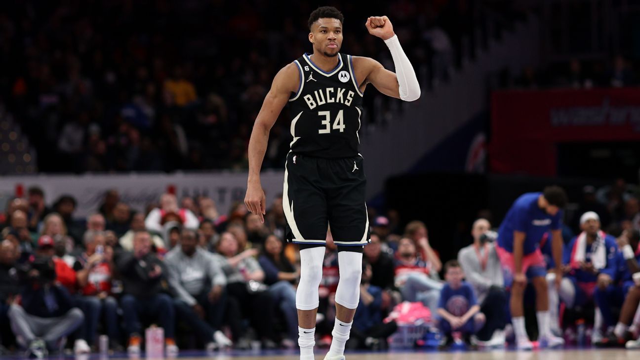 Giannis Antetokounmpo third in jersey sales, Bucks fifth as a team