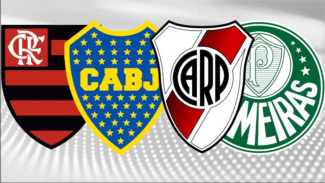 🔝🏆🗺Estos son los equipos - CONMEBOL Libertadores