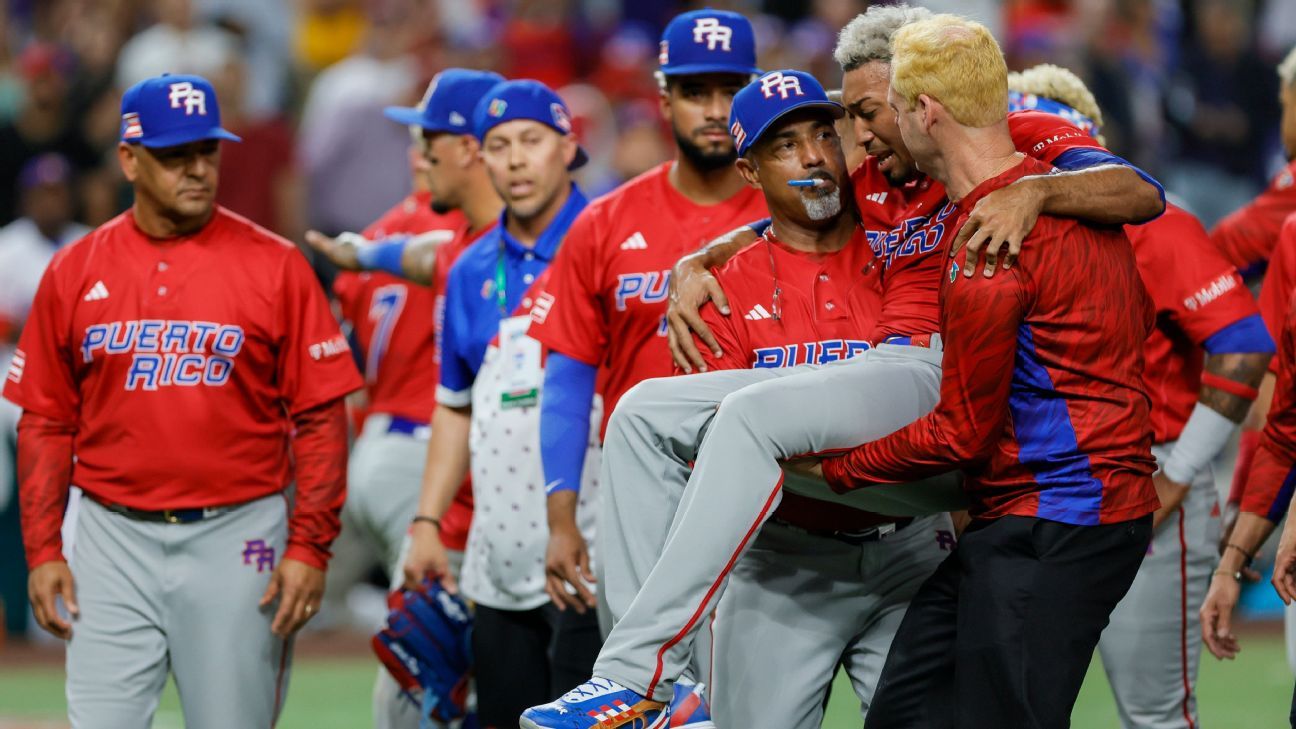Puerto Rico ousts Dominican Republic at WBC, but Edwin Diaz hurts