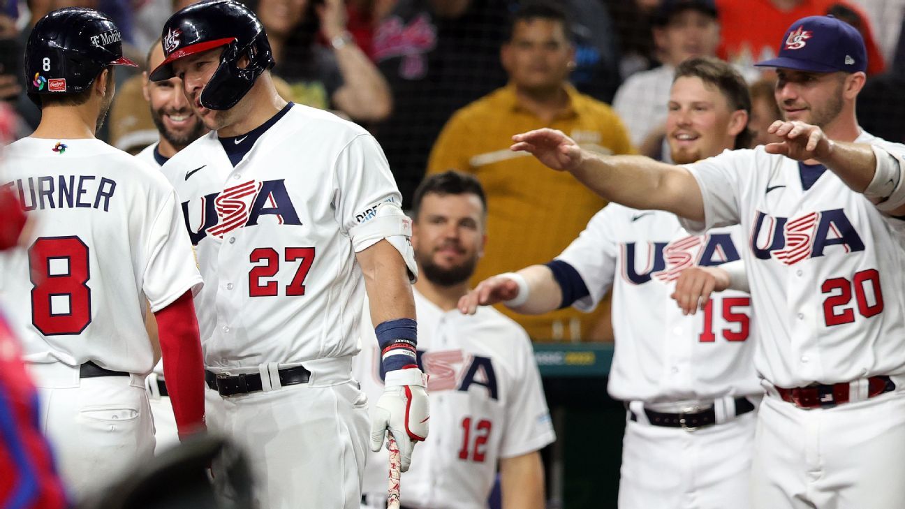 Turner, Goldschmidt propel U.S. into WBC's final