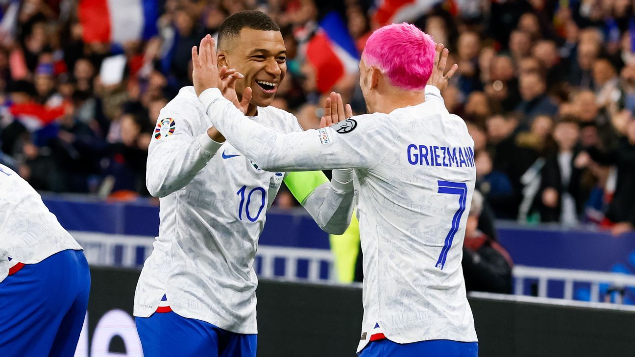 France begin Mbappe era by thrashing Netherlands 4-0