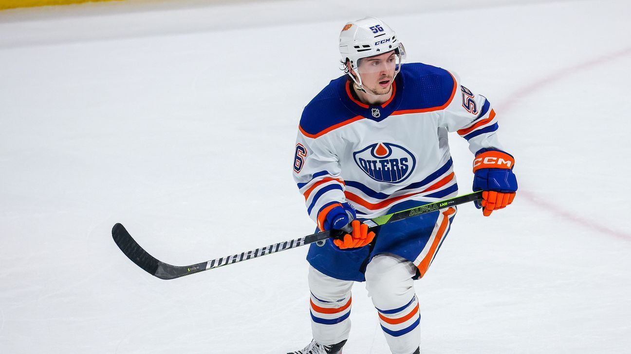 Oilers deal forwards Yamamoto, Kostin to Wings